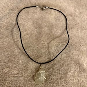 Beautiful sea glass necklace